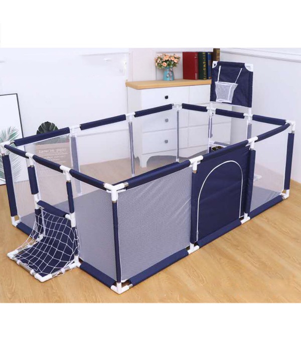 3 in 1 Baby Playpen Play Yard Outdoor Indoor Kids Activity Center +Gate Interactive Safety Tent Basketball Court Kids Furniture 