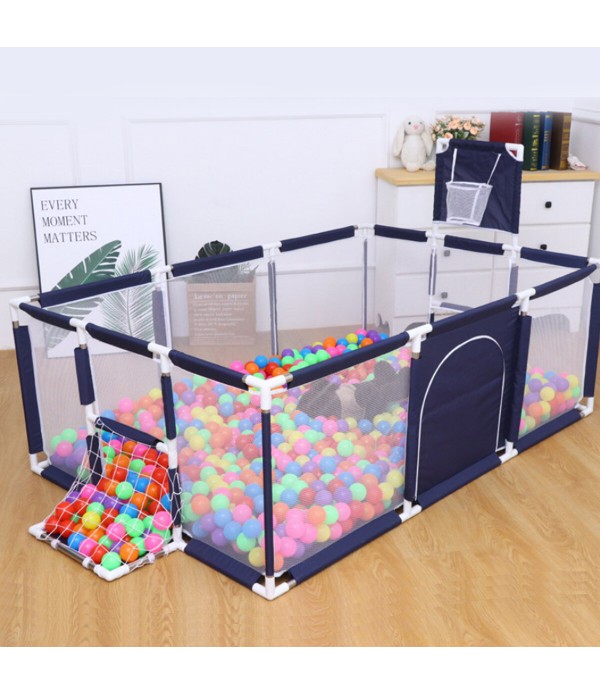 3 in 1 Baby Playpen Play Yard Outdoor Indoor Kids Activity Center +Gate Interactive Safety Tent Basketball Court Kids Furniture 