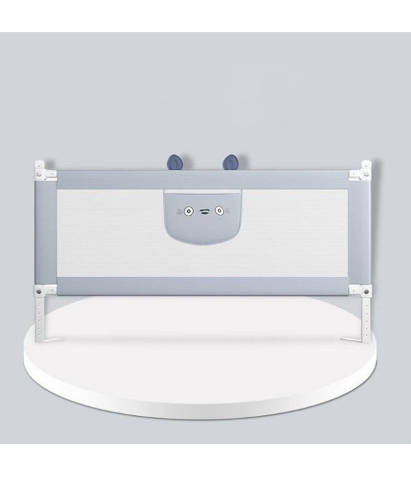 1.5m/1.8m/2.0m Adjustable Folding Kids Safety Bed Rail/BedRail Cot Guard Protecte Child Toddler - Grey 1.5m