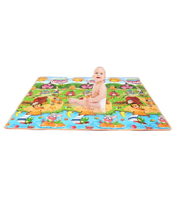 Baby Kids Floor Play Mat Rug Picnic Cushion Baby C...