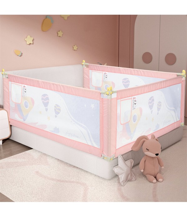 71-79" Baby Bed Rail Guard Kids Beds Fence To...