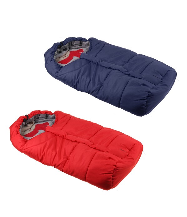 Baby Sleeping Bag Universal Baby Stroller Blanket Waterproof Baby Stroller Quilt Sleeping Bag Dual-purpose Blanket - Red