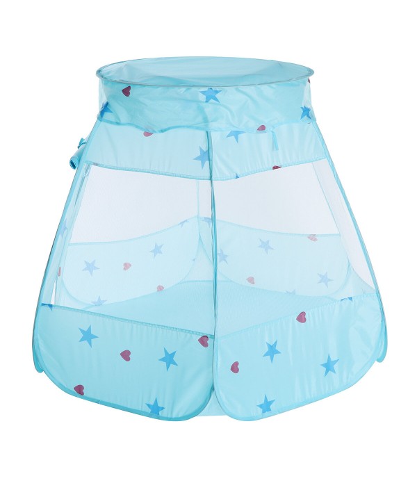 Kids Princess Play Tent House Castle Play Tent Girls Playhouse Indoor - Blue