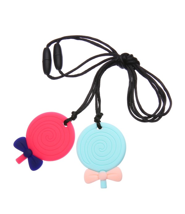 Lollipop Chewing Necklace 2 Pack Baby Playing Training