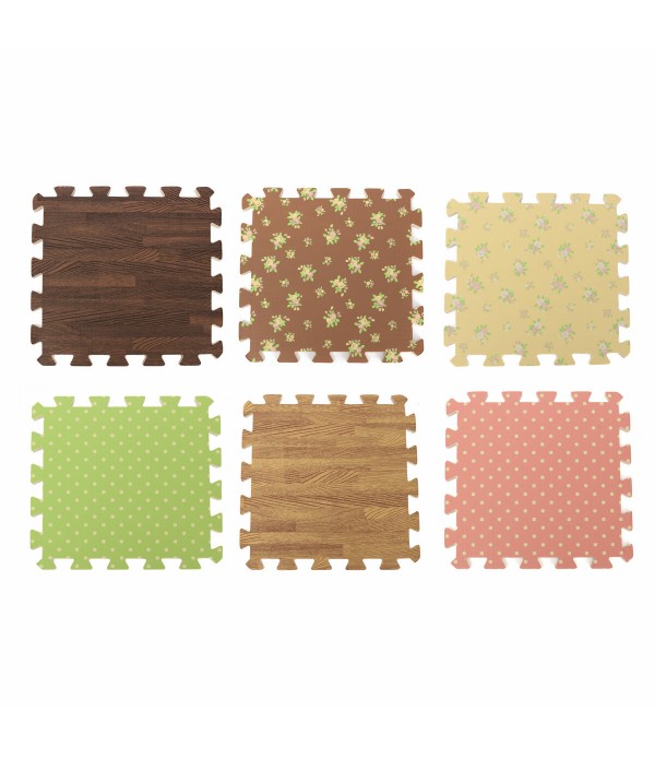 Self-Adhesive Vinyl Planks Hardwood Wood Peel N Stick Floor Tiles - 10 Pieces - #1