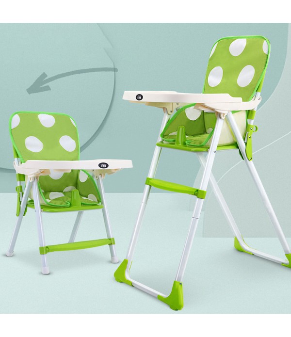 Multi-function New Style Portable Folding Baby Dining Chair Babies Toddler Booster Seat Kids Food Eating Chair - Green