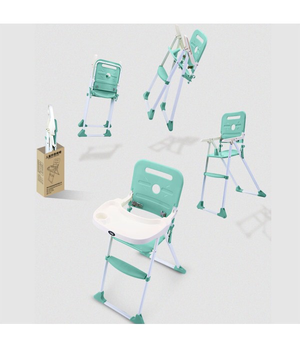 Multi-function New Style Portable Folding Baby Dining Chair Babies Toddler Booster Seat Kids Food Eating Chair - Green