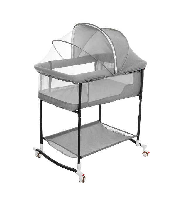 4-In-1 Infant Bedside Crib Portable Baby Sleeper A...