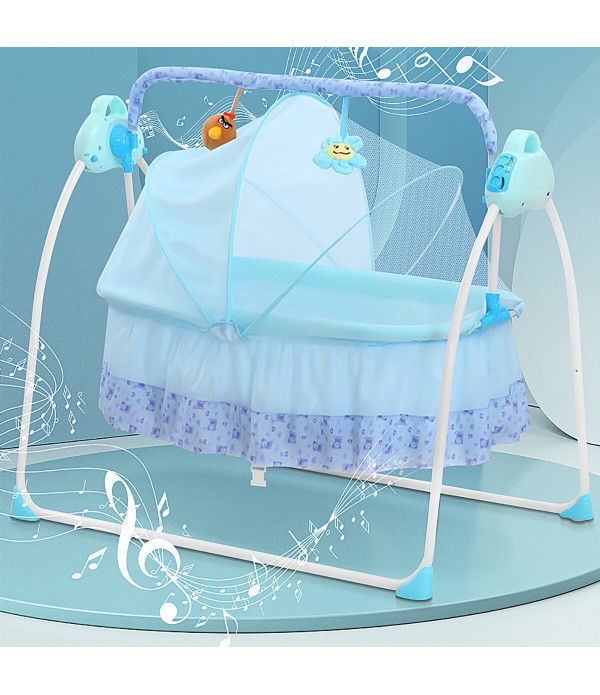 Electric Auto Swing Baby Bassinet Remote Control B...