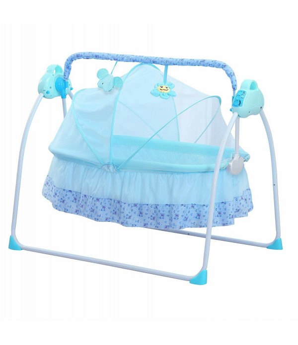 Electric Auto Swing Baby Bassinet Remote Control B...