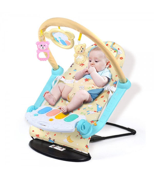 Foldable Baby Swing Chair Four-gear Height Adjustm...