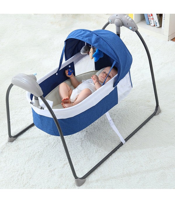 Multi-function Smart Electric Baby Cradle Bed Timi...