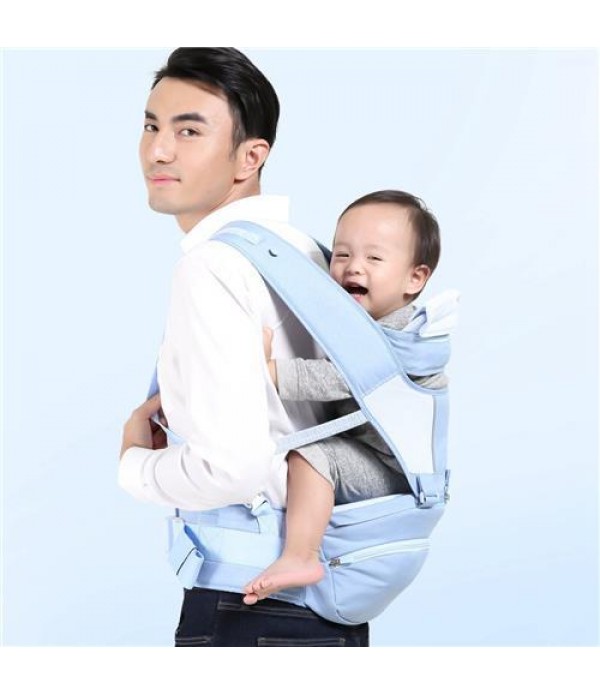 Xiaoyang Multi-funcional Baby Carriers Hip Seat 360 Grau Ergonomic Spine Protection Stools - Pink