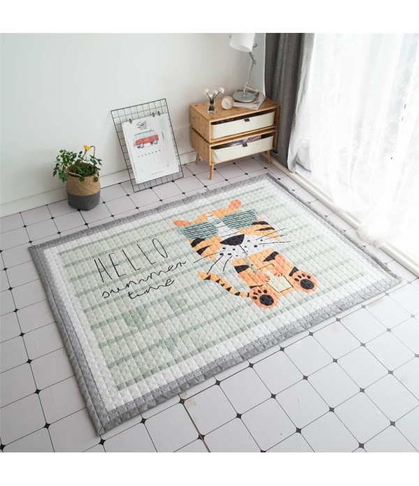 Polyester Baby Kids Animal Game Activity Baby Mat Carpet Non-Slip Rug Non Anti Static Mat - 1