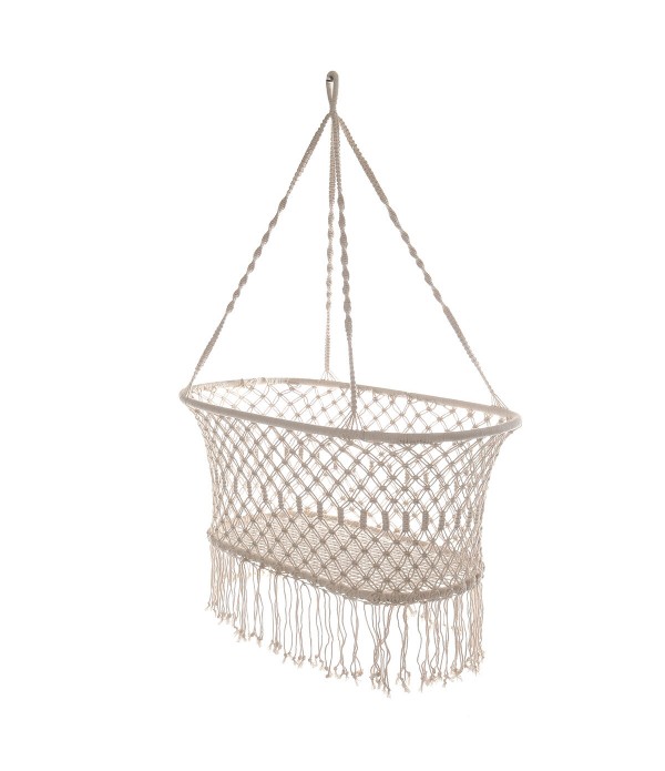 Baby Swing Macrame Tassel Hammock Hanging Bed Cradle Bed Indoor Baby Seat