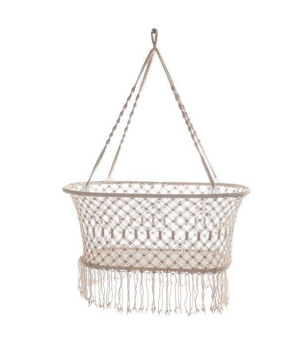 Baby Swing Macrame Tassel Hammock Hanging Bed Crad...