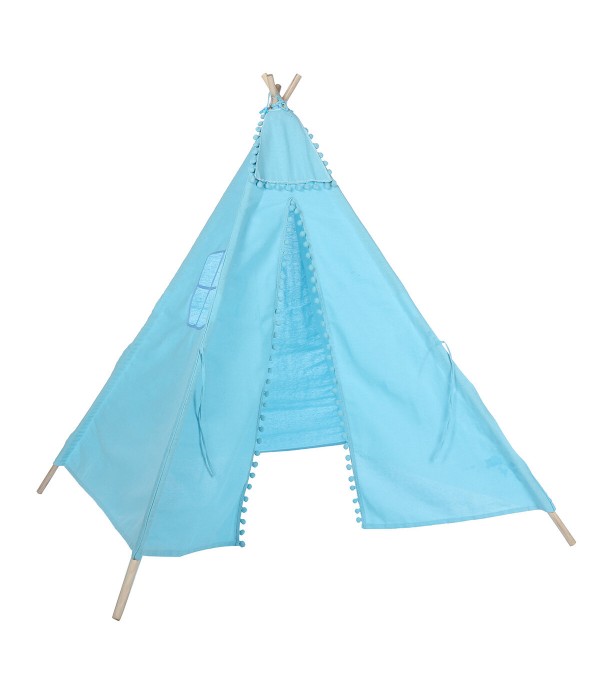 1.6m Kids Play Tent Cotton Teepee Wigwam Sleeping House Indoor Outdoor - Type F