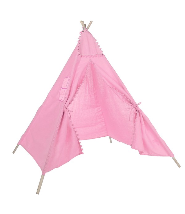 1.6m Kids Play Tent Cotton Teepee Wigwam Sleeping House Indoor Outdoor - Type F