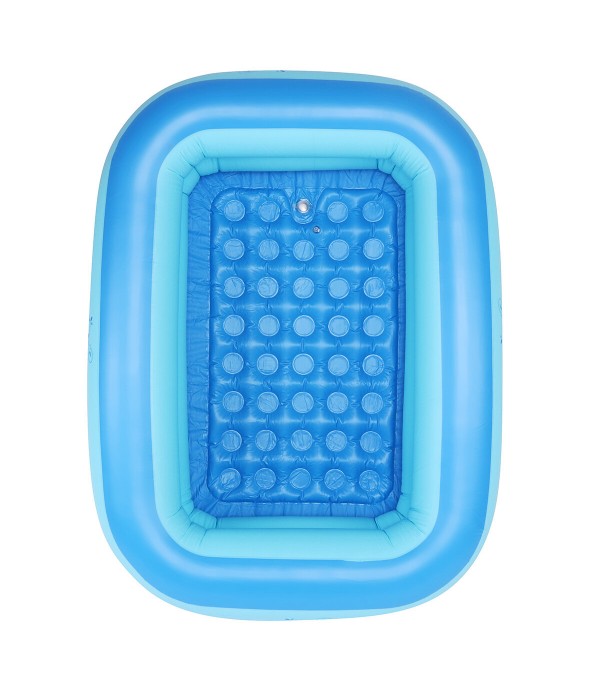 120/130/150/180/210 cm Rectangle Swimming Pool Outdoor Indoor Inflatable Adults Kids Pool BathingTub - 210CM