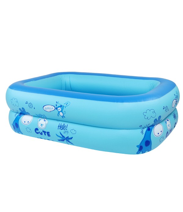 120/130/150/180/210 cm Rectangle Swimming Pool Outdoor Indoor Inflatable Adults Kids Pool BathingTub - 210CM