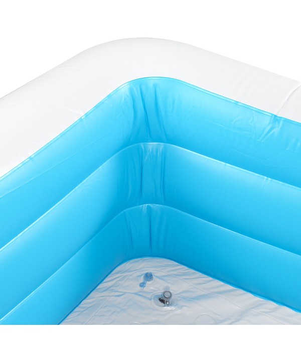 Inflatable Swimming Pool Family Childrens Kids Baby Large Water Rectangular - Type B