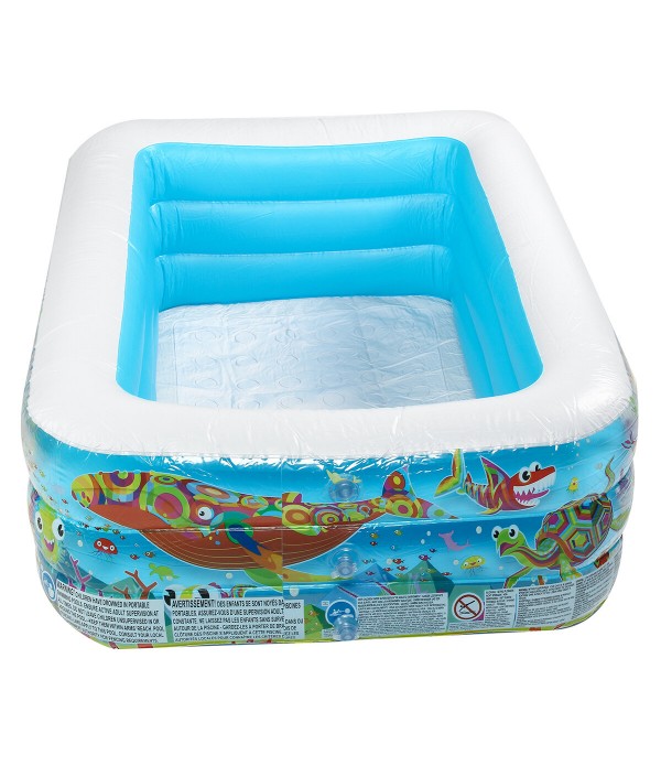 Inflatable Swimming Pool Family Childrens Kids Baby Large Water Rectangular - Type B