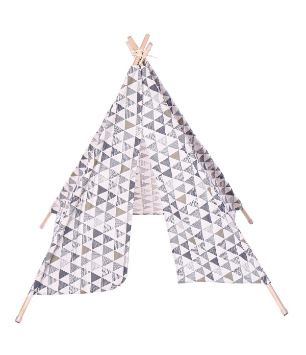 Large Cotton Linen Kids Play Tent Teepee Canvas Pl...