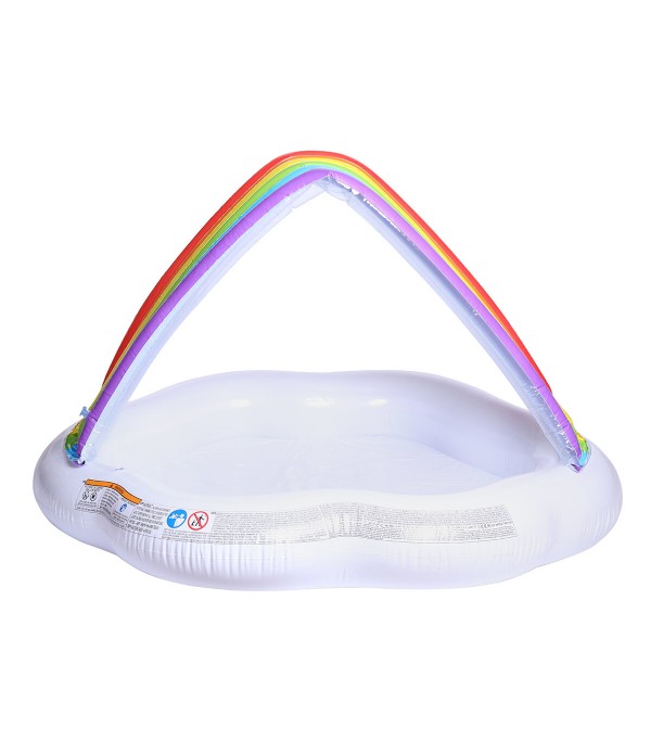 Rainbow Sunshade Summer Inflatable Swimming Pool B...