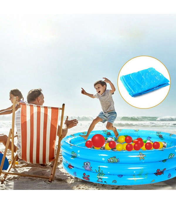 3Layer Summer Kids Swimming Pool Children Water Paddling Activity Inflatable Fun Playing Pool Children's Folding Tub Basin Baby 