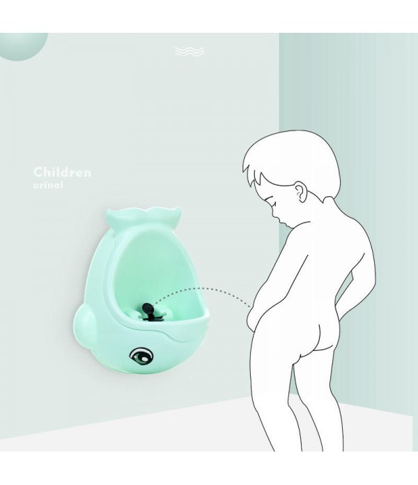 Whale Baby Boy Toilet Training  Kids Potty Urinal Pee Trainer Urine Bathroom Home  - Blue