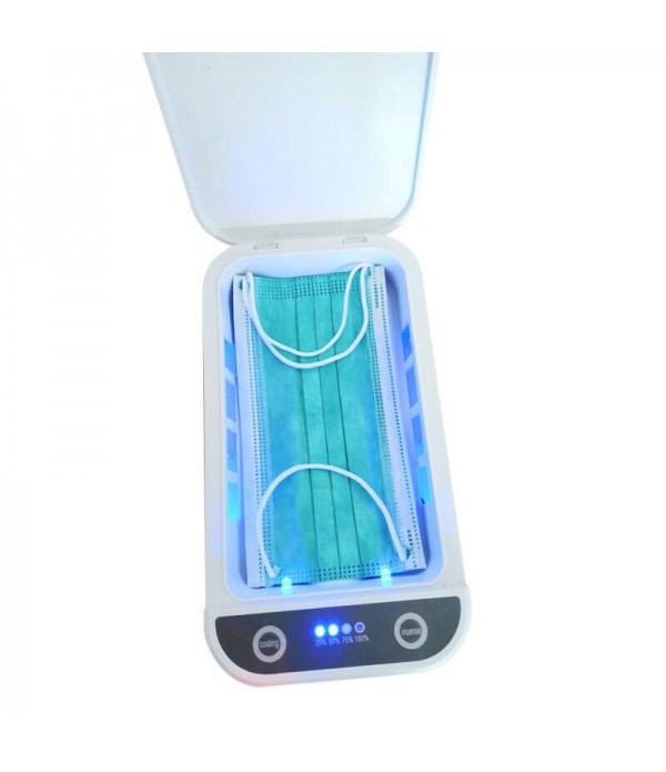 Mobile Phone USB UV-Ultraviolet Light Sterilizer Disinfection Storage Box Home