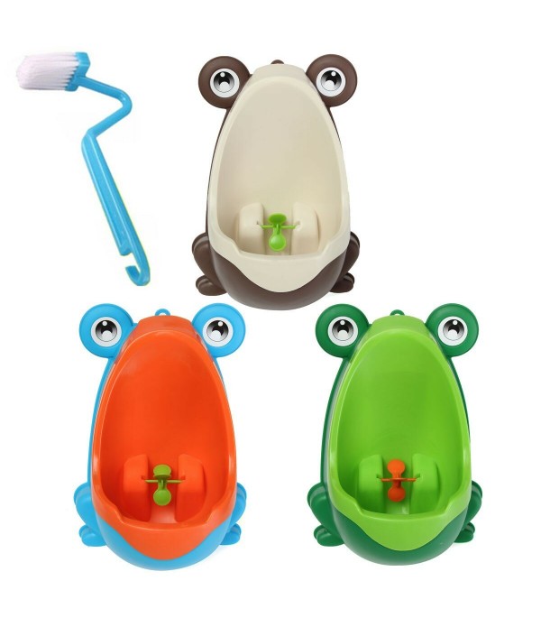 Lovely Frog Brush Cleaning Children Potty Toilet T...