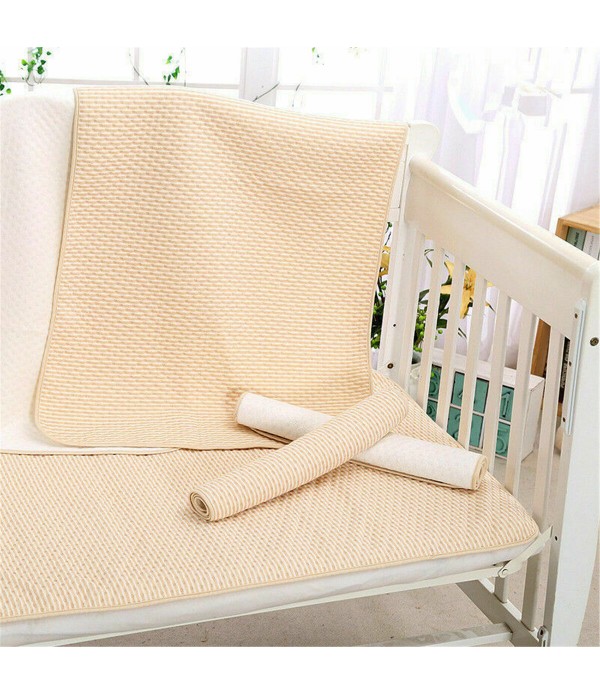 Washable Waterproof Incontinence Bed Pad Elderly Kids Mattress Protector Pad 4-layer Foldable Mat - 80*100cm