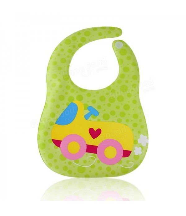 Baby Feeding Bib Waterproof Infant Bibs Soft Burp Colths EVA Eco-Friendly - Plane