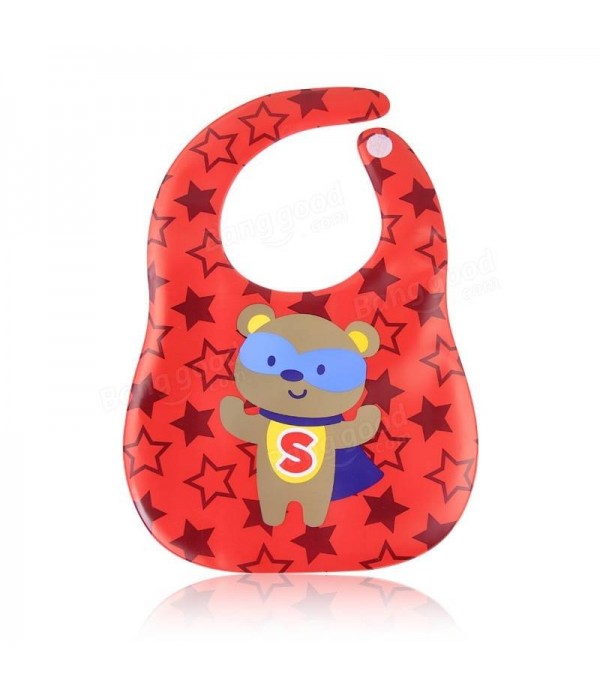 Baby Feeding Bib Waterproof Infant Bibs Soft Burp Colths EVA Eco-Friendly - Plane