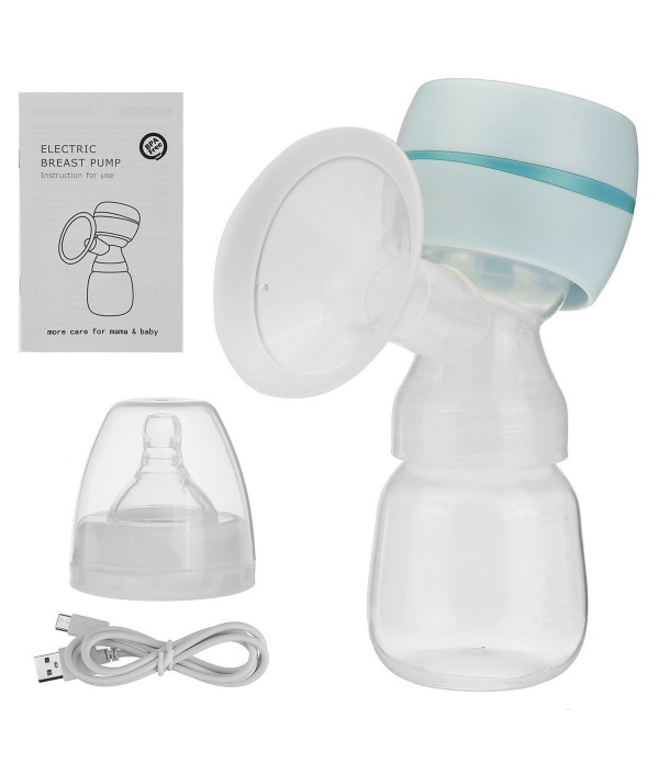 Electric Breast Pump Breast Massager Mute Milk Feeding Collector Portable Baby Breastfeeding Bottle Lactation Soft Painless - Pi