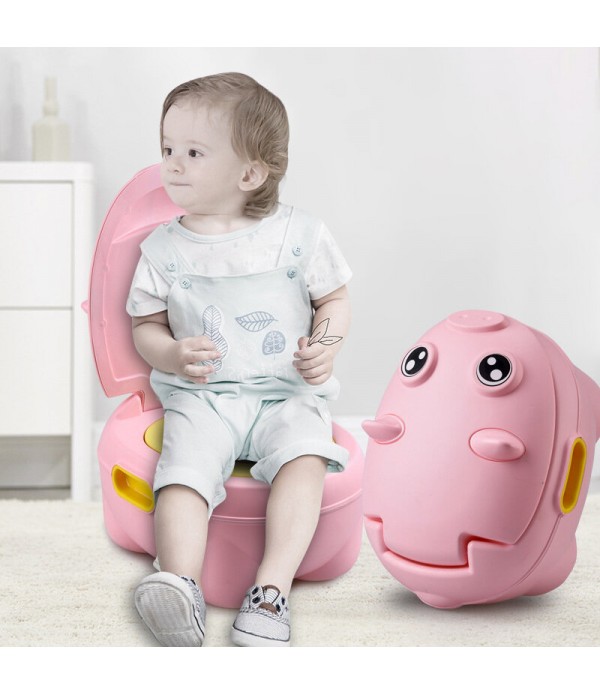 Infant Toilet trainer Toilet seat Children Potty Baby Toilet Learning Pot Children Toilet - Pink