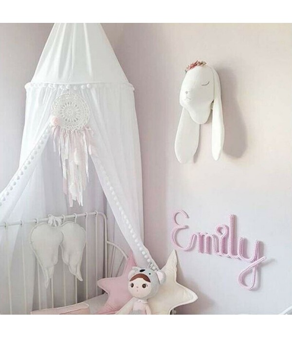 Cotton Kid Baby Bed Canopy Bedcover Mosquito Net C...