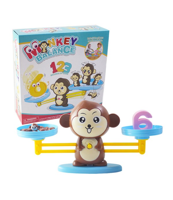 Piglet / Puppy / Monkey Balance Scale Toy Animals Number Math Learning Toy - 1