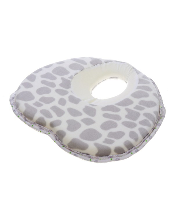 Baby Infant Memory Sponge Prevent Flat Head Neck Support Cot Pillow - Brown