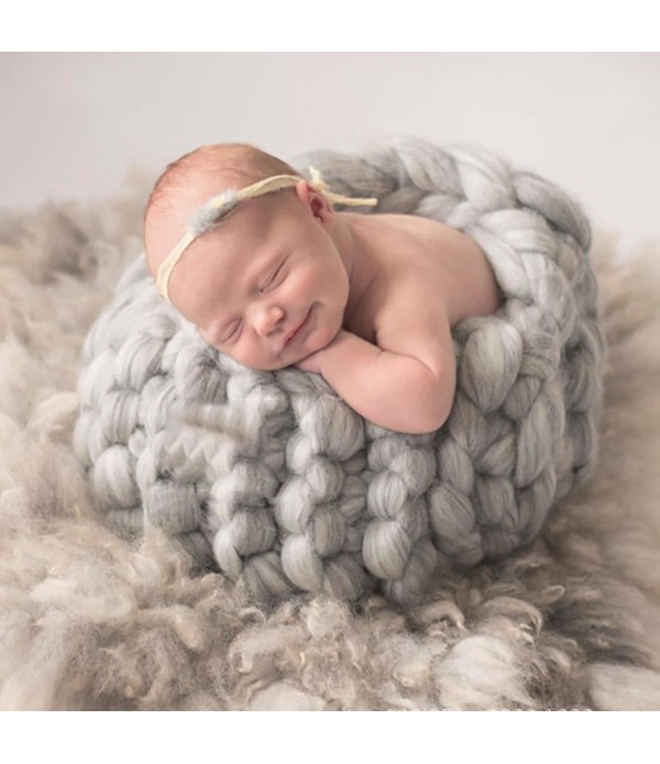 Nordic Knitted Cute Eggshell Newborn Baby Nest Hat...