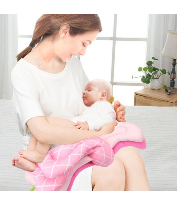 Breastfeeding Baby Plillows Multifunction Nursing Adjustable Infant Feeding Pillows for Baby Bedding Accessories - Blue