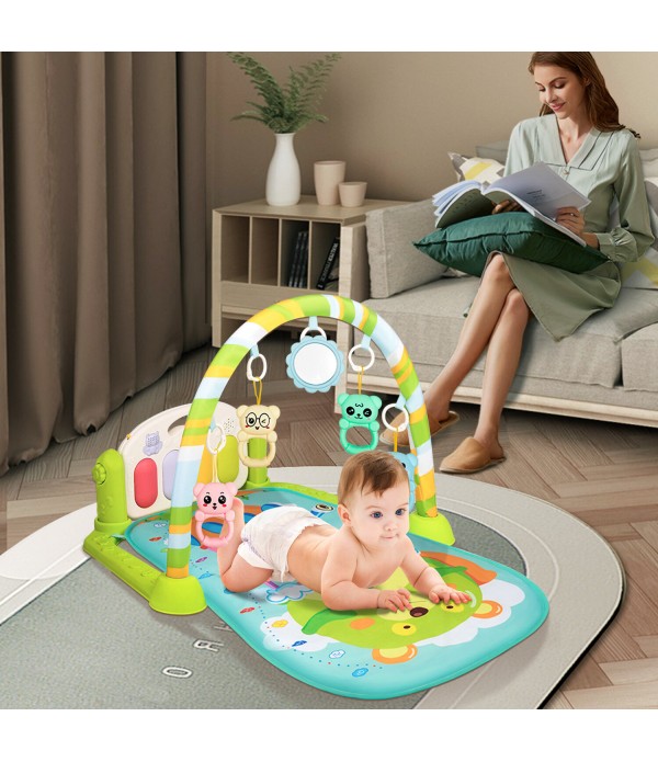 Baby Gym Fitness Crawling Play Mat Floor Piano Mus...