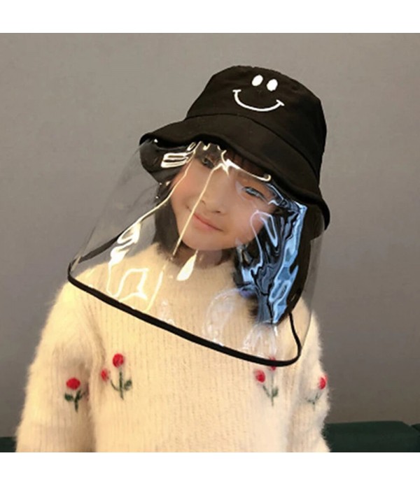 Children's Fisherman Hat Detachable Face Screen Wi...