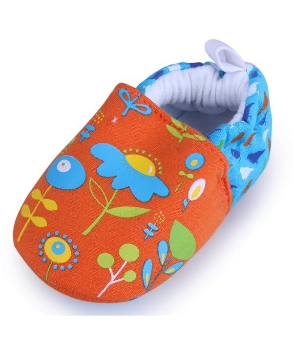 Baby Cartoon Flower Prewalker Shoes Infant Soft Learning Footwear - 11