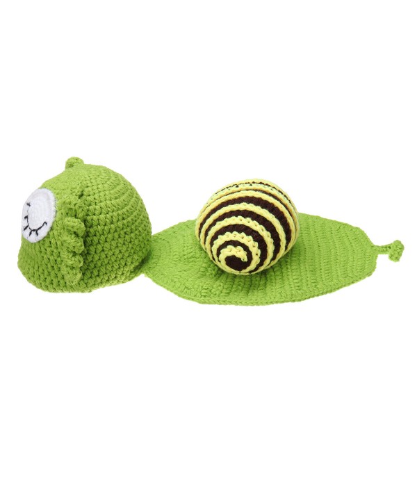 Knitted Snail Photography Prop Kid Baby Decorate Clothing