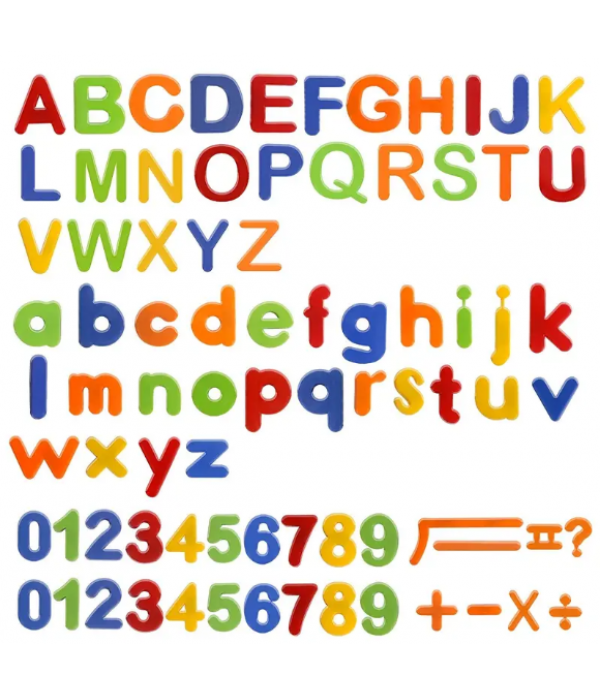 Magnetic Letters And Numbers For Educating Kids Plastic Alphabet Fridge Magnets ABC Words Numbers Educational Learning Toys Spelling Counting Uppercase Lowercase For Kindergarten Toddlers ( 80PCS )